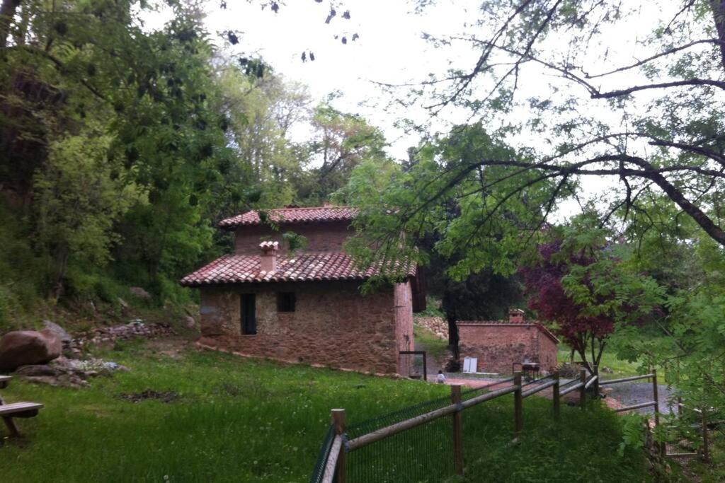 La Badenca. Masia Catalana Del S. XVII Riudaura 외부 사진